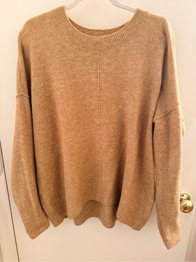 Vince Camuto Camel Crewneck Sweater